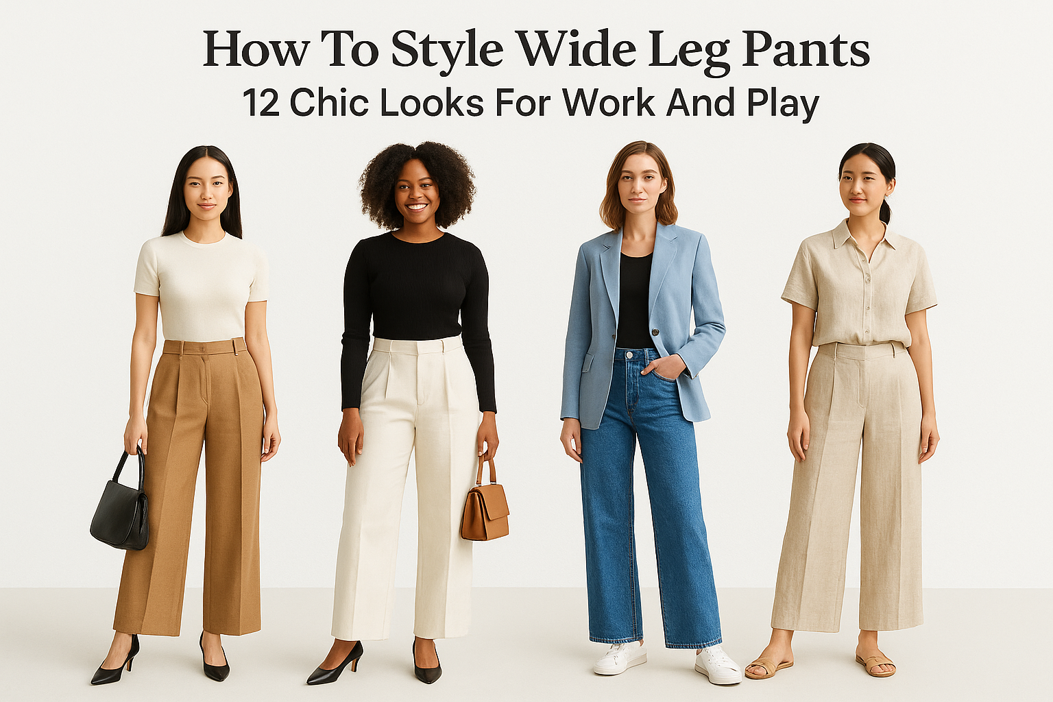 How To Style Wide Leg Pants: 12 Chic Looks For Work And Play