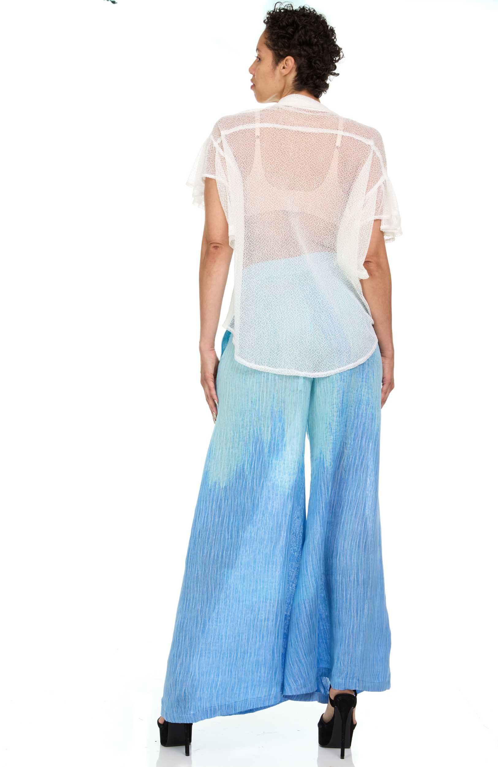KAHINDO | Ombré Wide-Leg Trousers | Handcrafted Luxury Occasionwear