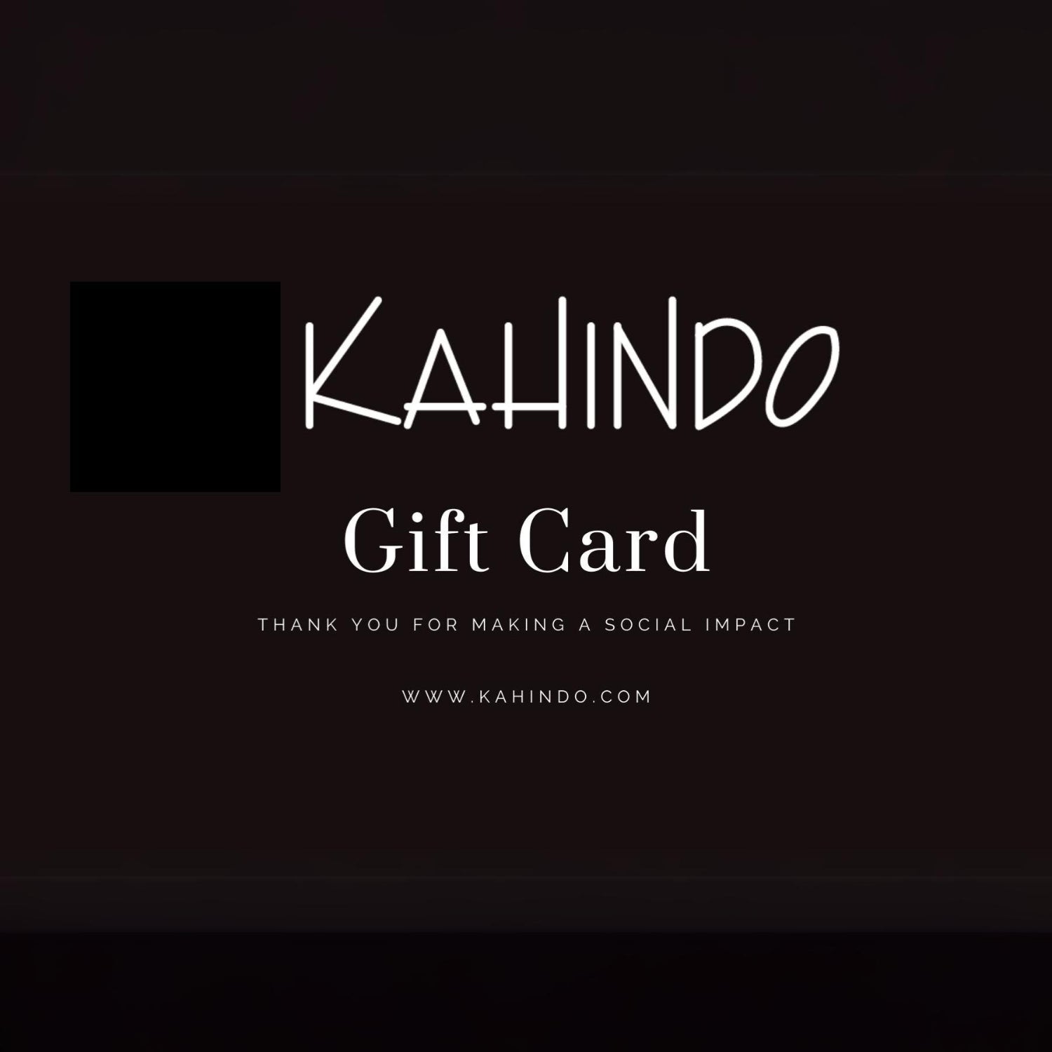 KAHINDO Gift Card