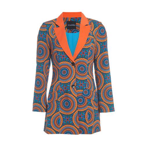 colorful african printed jacket
