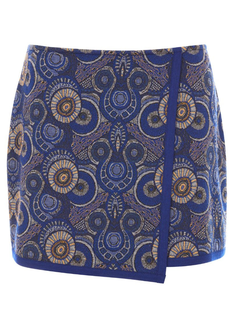 Blue Praia Mini Skirt