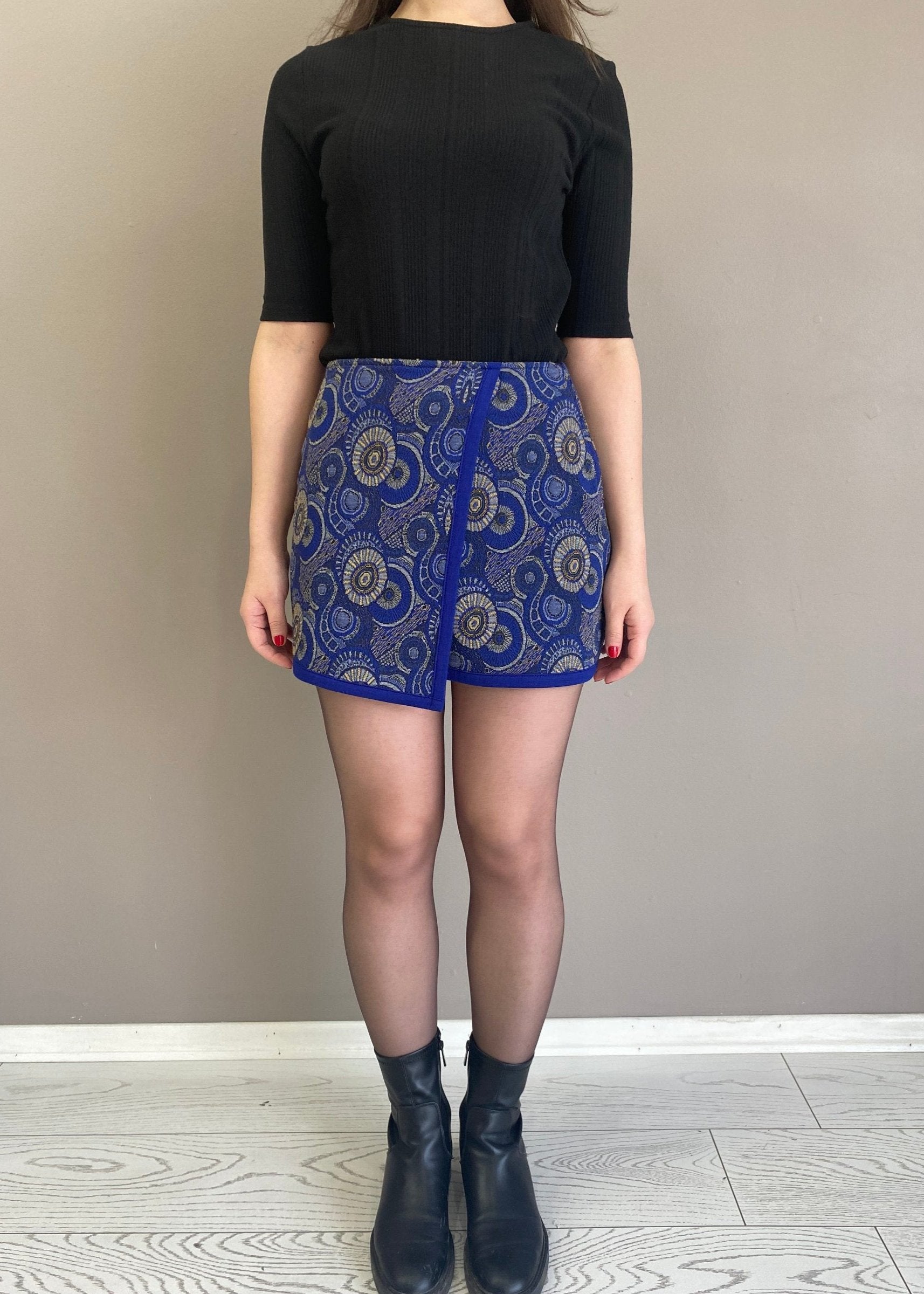 Blue Praia Mini Skirt